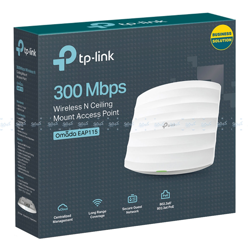 TP-Link EAP115 Ceiling Mount Access Point 1 Port 300Mbps