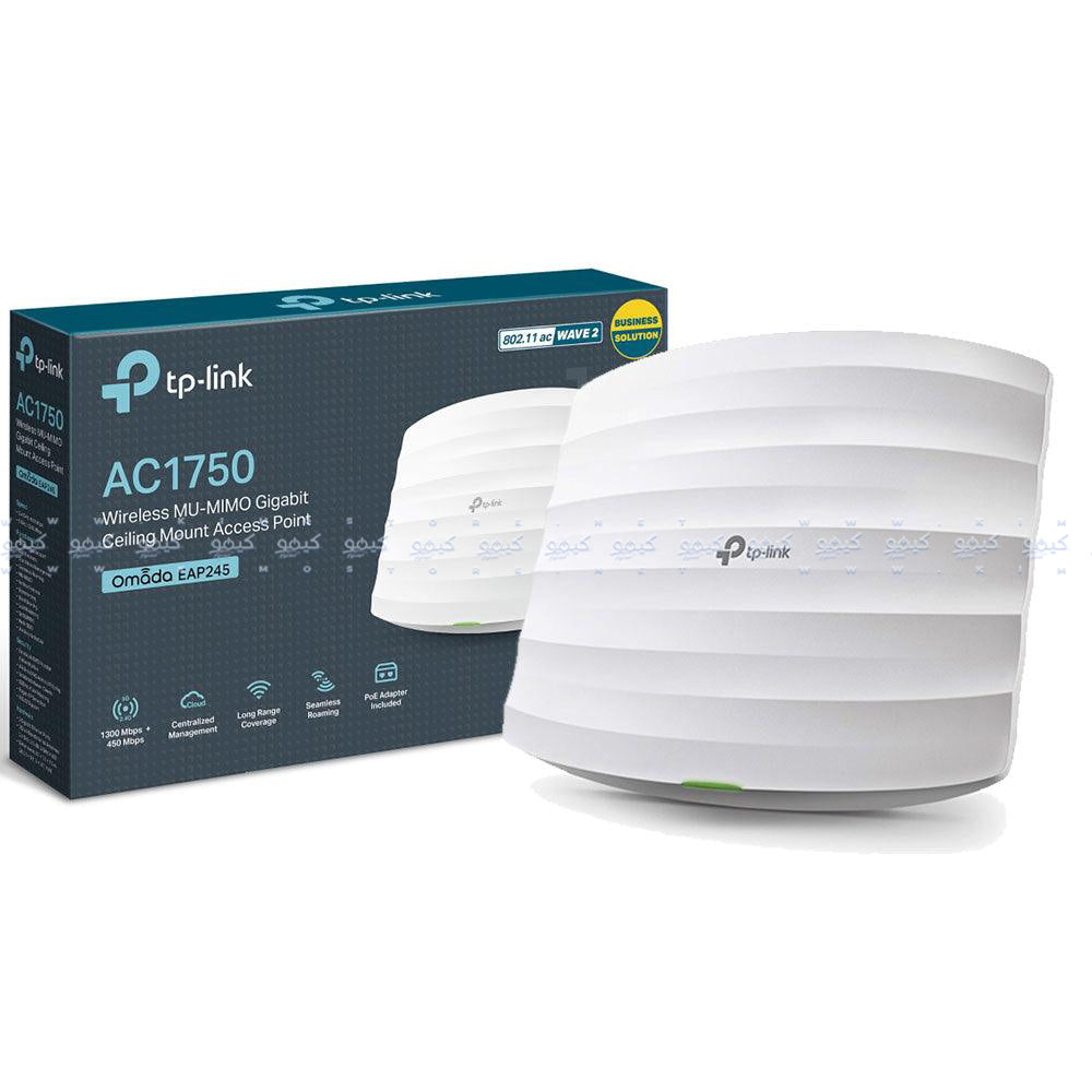 TP-Link EAP245 Ceiling Mount Access Point 1 Port 1750Mbps