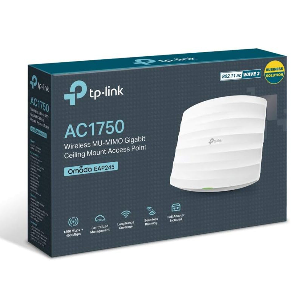TP-Link EAP245 Ceiling Mount Access Point 1 Port 1750Mbps