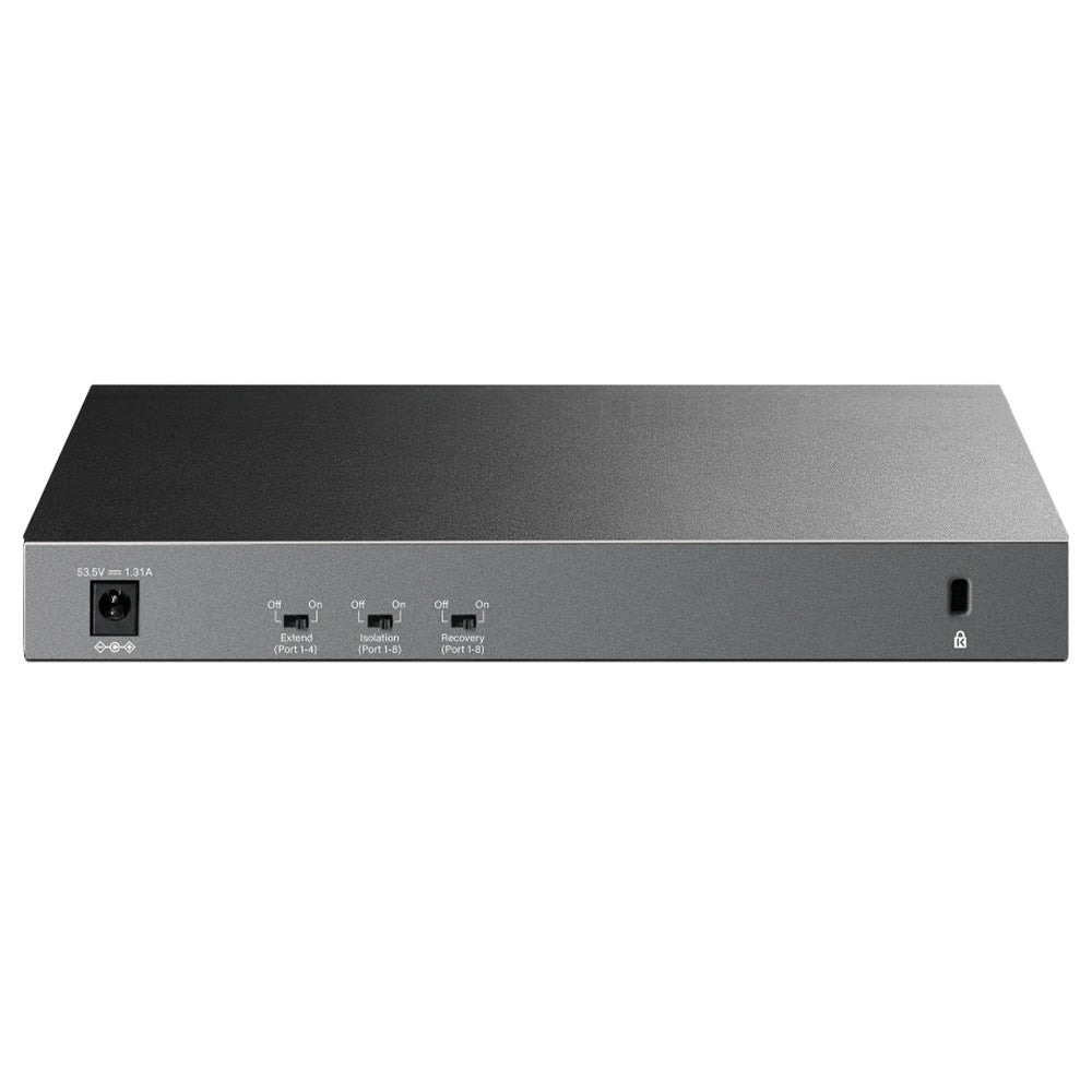 سويتش تي بي لينك 8 منافذ 1000/100/10 ميجابت في الثانية +PoE + منفذ (SFP) 1000/100/10 ميجابت في الثانية 61 وات LS1210GP Unmanaged Desktop