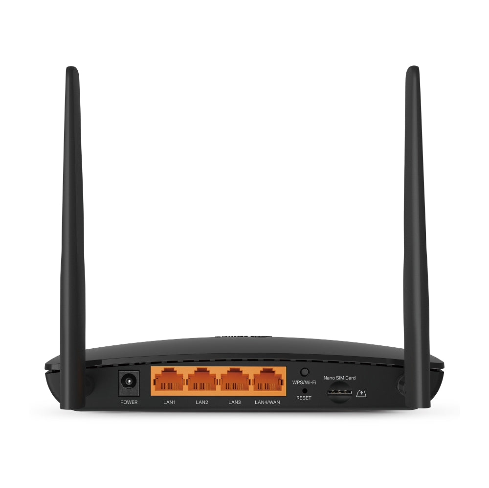 TP-Link TL-MR6400 Router 4 Ports 2 Antenna + SIM Card 300Mbps