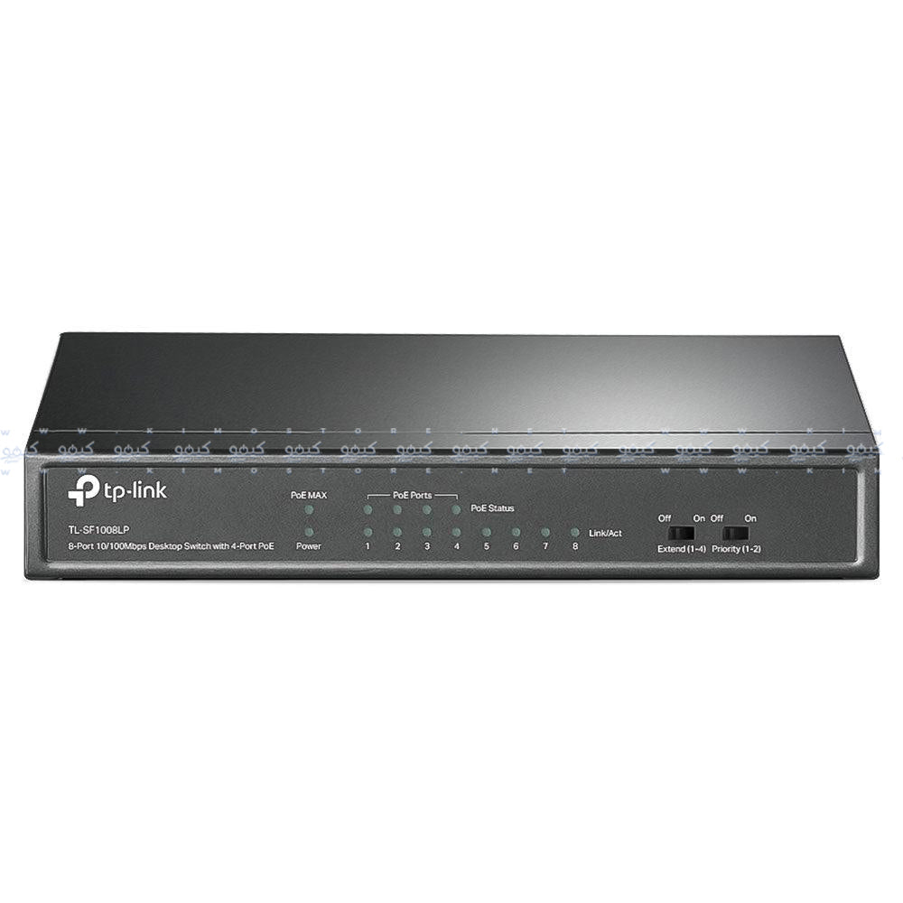 TP-Link TL-SF1008LP Unmanaged Desktop Switch 4 Ports PoE 10/100Mbps + 4 Ports 10/100Mbps