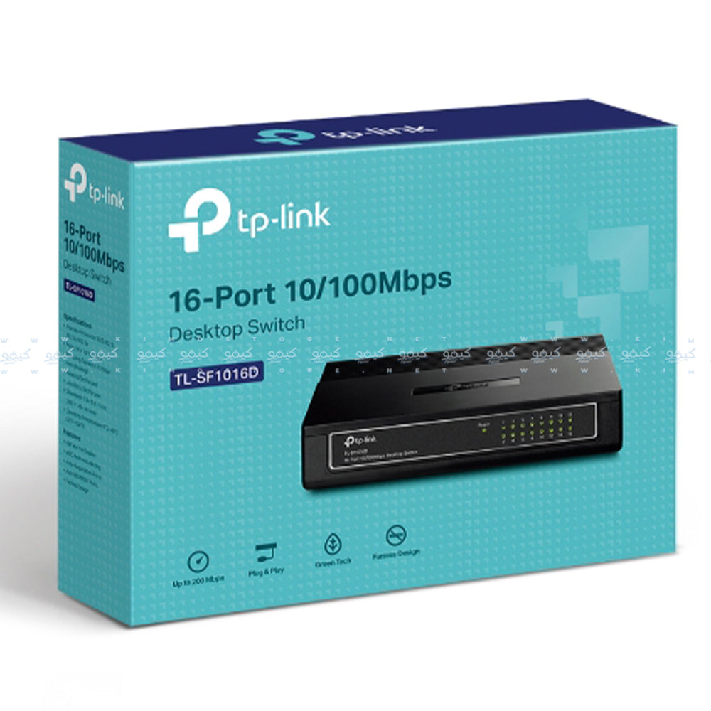 TP-Link TL-SF1016D Desktop Switch 16 Ports 10/100Mbps