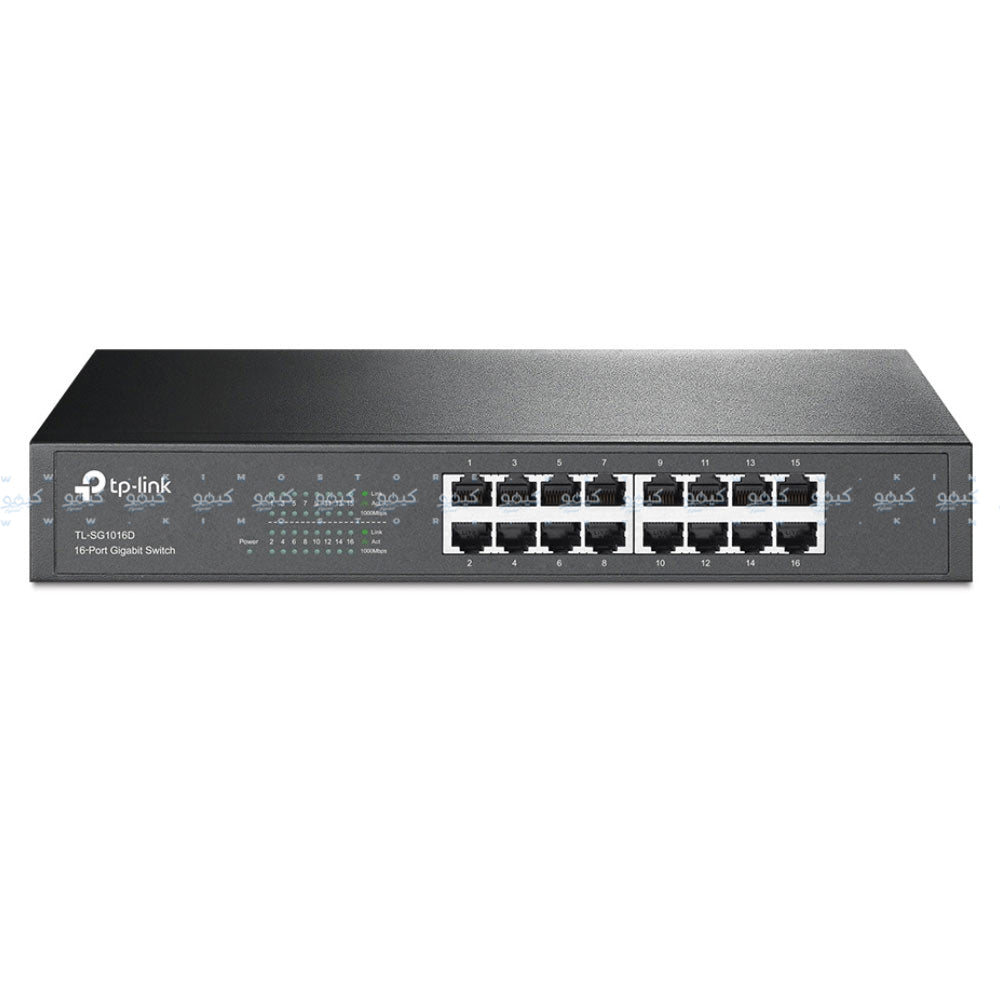 TP-Link TL-SG1016D Unmanaged Rackmount/Desktop Switch 16 Ports 10/100/1000Mbps
