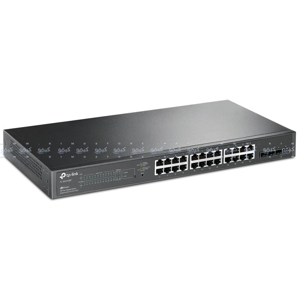 TP-Link TL-SG2428P Smart Managed Rackmount Switch 24 Ports PoE+ 10/100/1000Mbps + 4 Ports SFP 10/100/1000Mbps