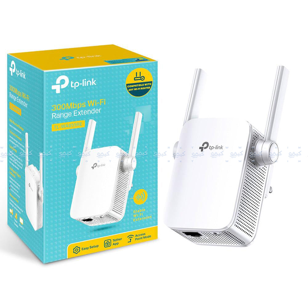 TP-Link TL-WA855RE Wi-Fi Range Extender 1 Port 2 Antenna 300Mbps