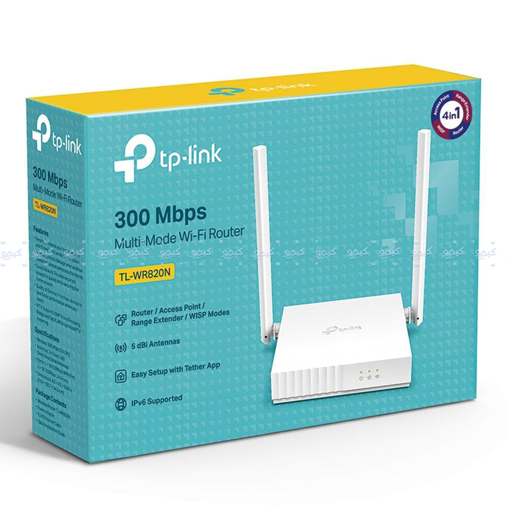 اكسس بوينت تي بي لينك منفذين 2 انتينا 300 ميجابايت/ثانية TL-WR820N