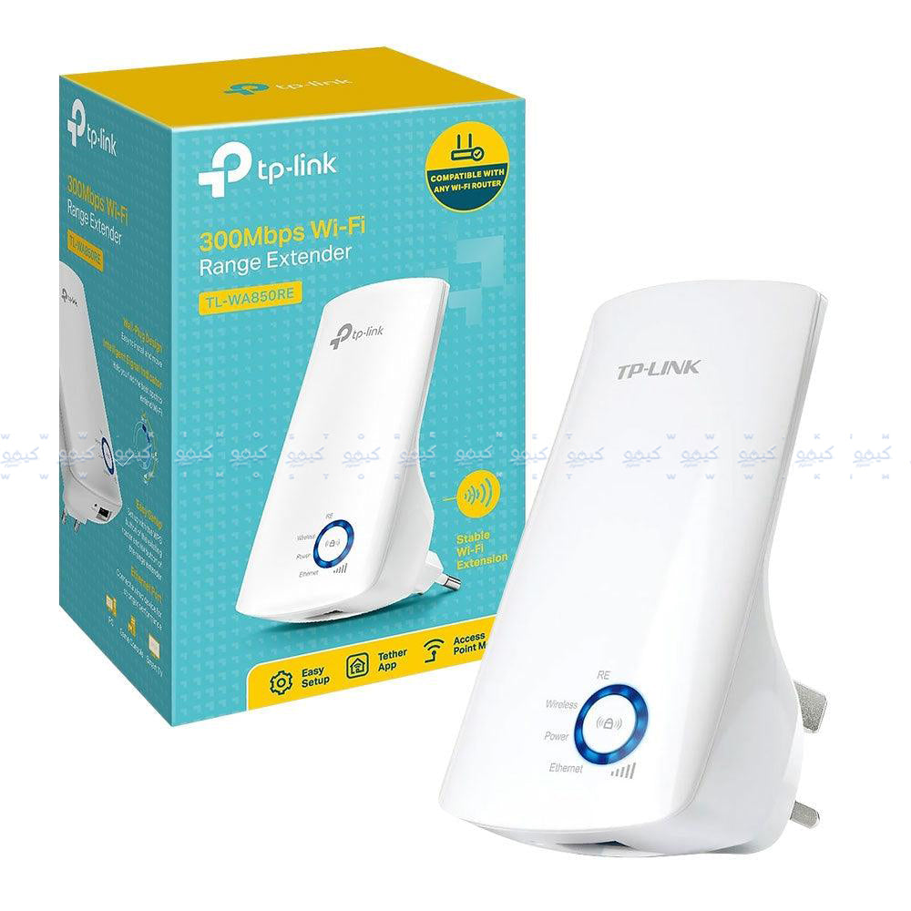 TP-Link WA850RE Wi-Fi Range Extender 1 Port 300Mbps