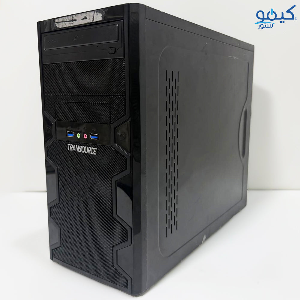 TRANSOURCE Tower Case (Intel Core i5-8500 - 8GB DDR4 - No Hard - Intel UHD Graphics - M.B Asus Prime B360m-c - Power Supply 450W) Original Used