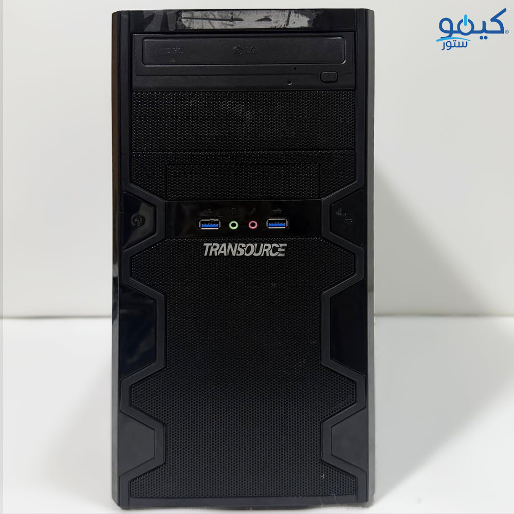 TRANSOURCE Tower Case (Intel Core i5-8500 - 8GB DDR4 - No Hard - Intel UHD Graphics - M.B Asus Prime B360m-c - Power Supply 450W) Original Used