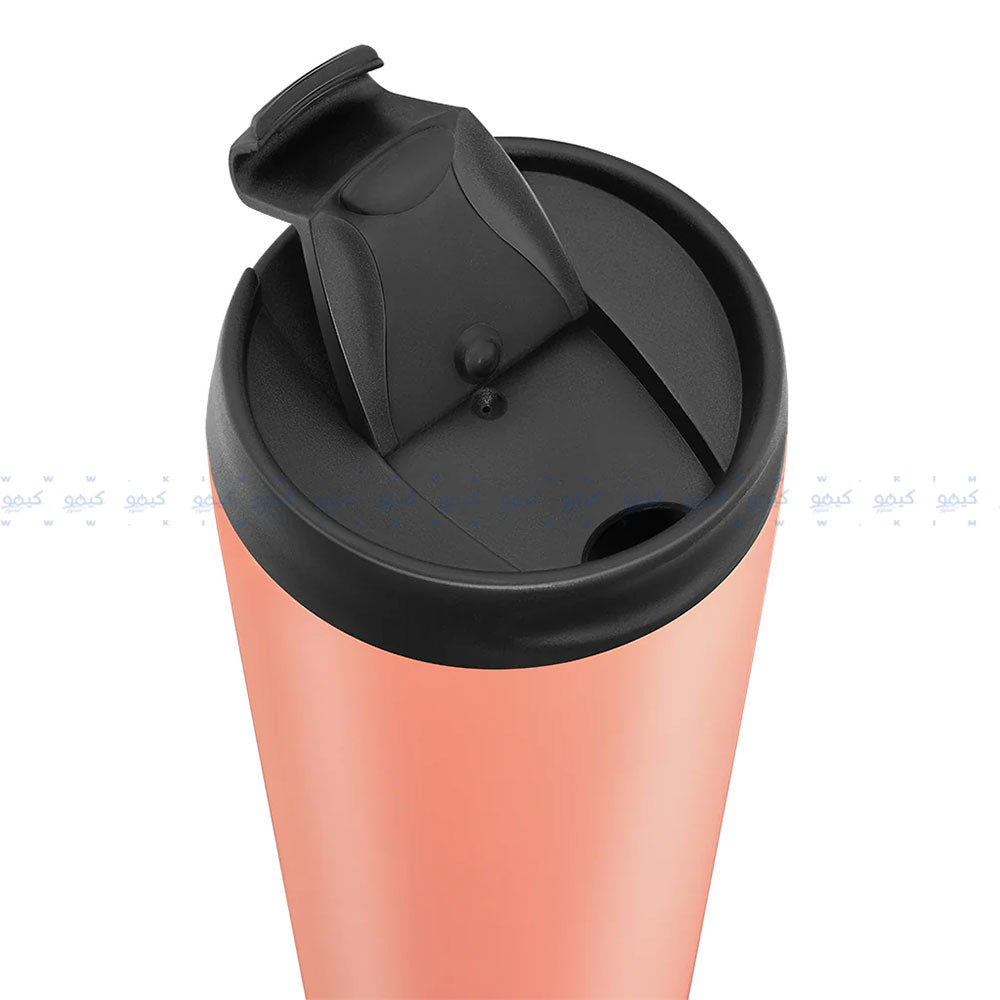 مج حراري تانك ستانلس ستيل 450 مل بغطاء قابل للطي