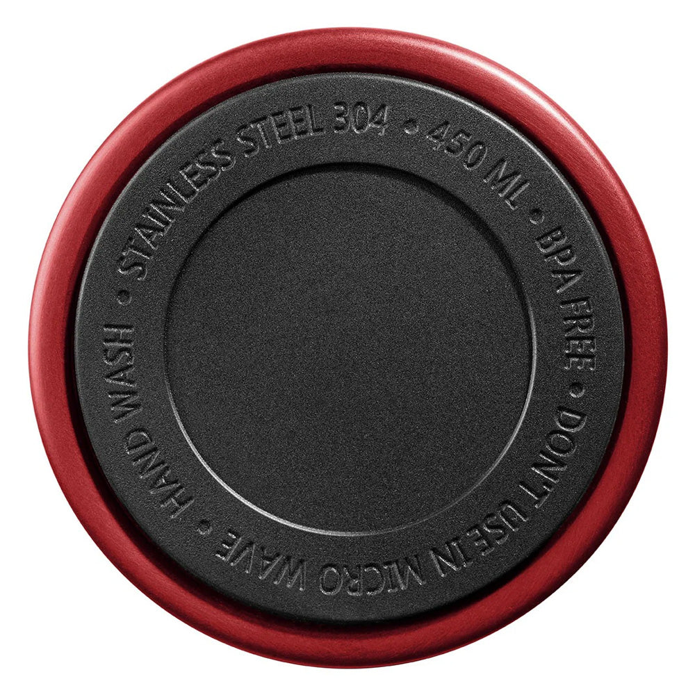 مج حراري تانك ستانلس ستيل 450 مل غطاء قابل للدوران 360 درجة Easy Sip-Push Button