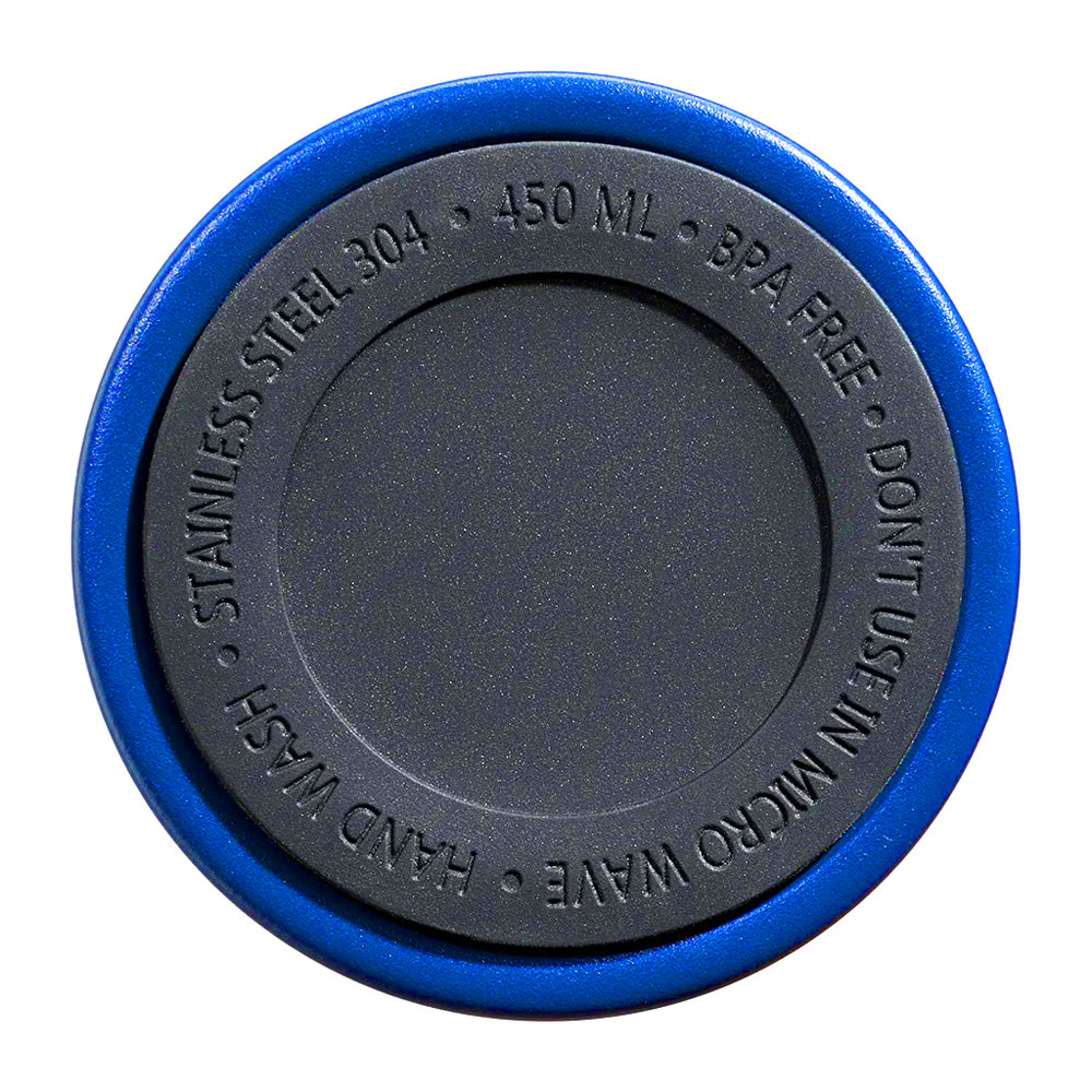 Tank Me Stainless Steel Thermal Mug Tumbler Easy Sip-Push Button 360° Drink Flow Lid 450ml