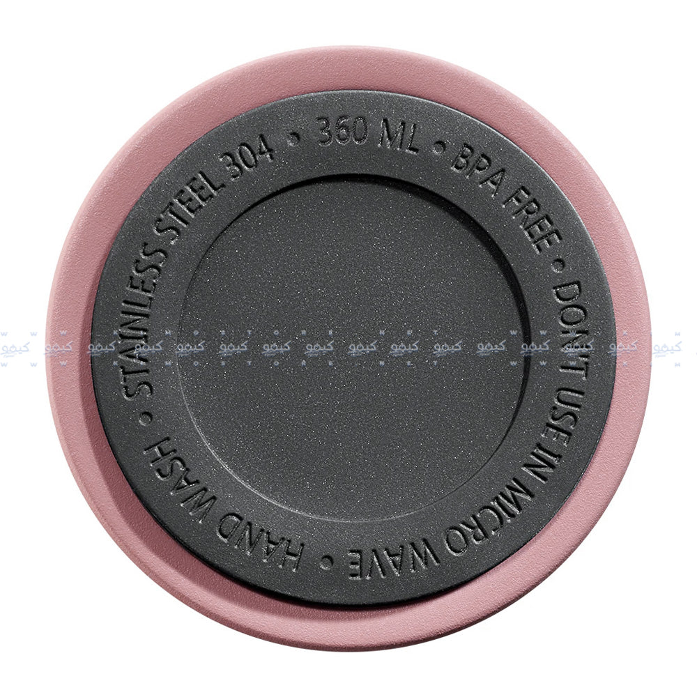 Tank Me Stainless Steel Thermal Mug Tumbler Easy Sip-Push Button 360ml