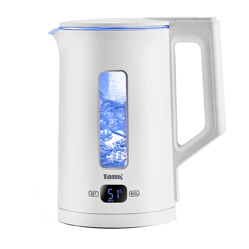 Tank Safe Touch Digital Kettle With Temperature Controlled DG-2338-ES 1.5L 1500W - Silver