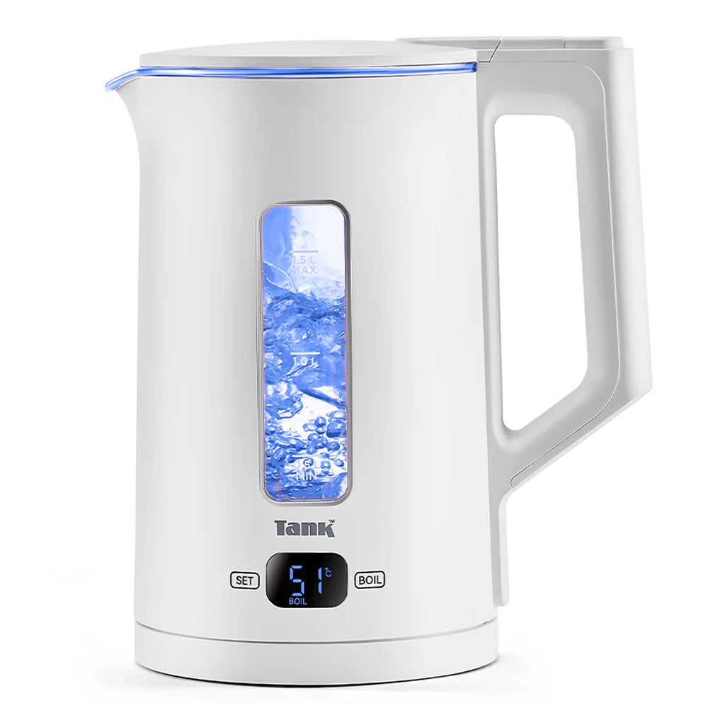 Tank Safe Touch Digital Kettle With Temperature Controlled DG-2338-ES 1.5L 1500W - Silver