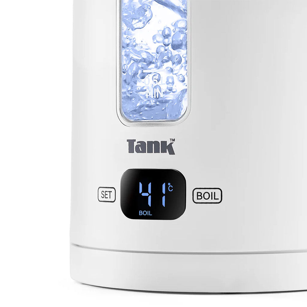 غلاية تانك ديجتيال مع التحكم في درجة الحرارة 1.5 لتر 1500 وات Safe Touch DG-2338-ES - فضي