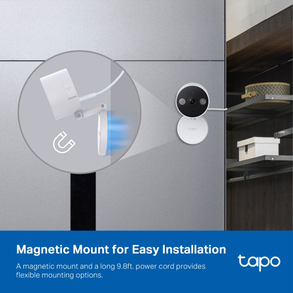 Tapo C120 Wi-Fi AI Indoor & Outdoor Security Camera 2K 4MP 3.17mm (Mic) (Full Color)