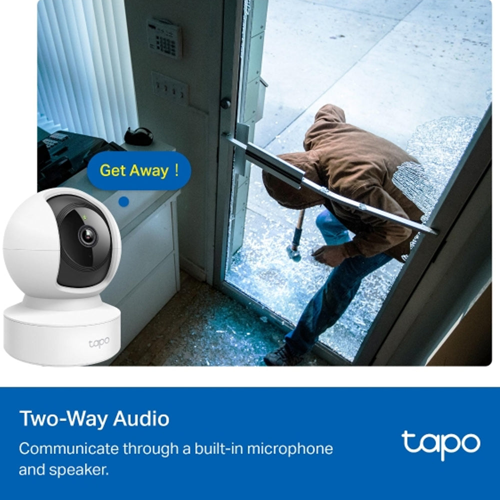 كاميرا مراقبة تابو داخلية واي فاي إمالة و دوران 2 ميجابكسل 3.83 ملم C202 V2 (ميكروفون)