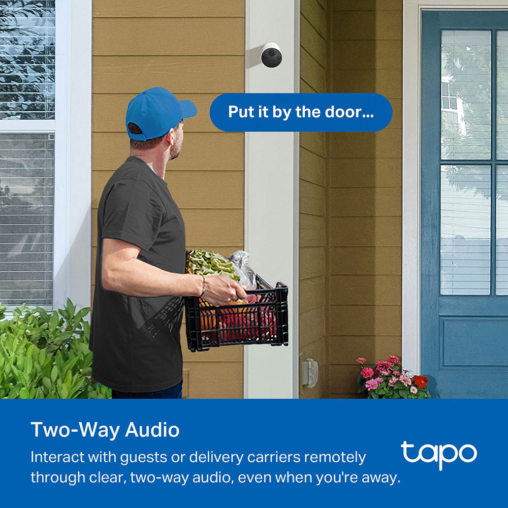 Tapo C410 V1.20 Battery-Powered Wi-Fi Outdoor Security Camera 2K 3MP 3.17mm (Mic) (Full Color)