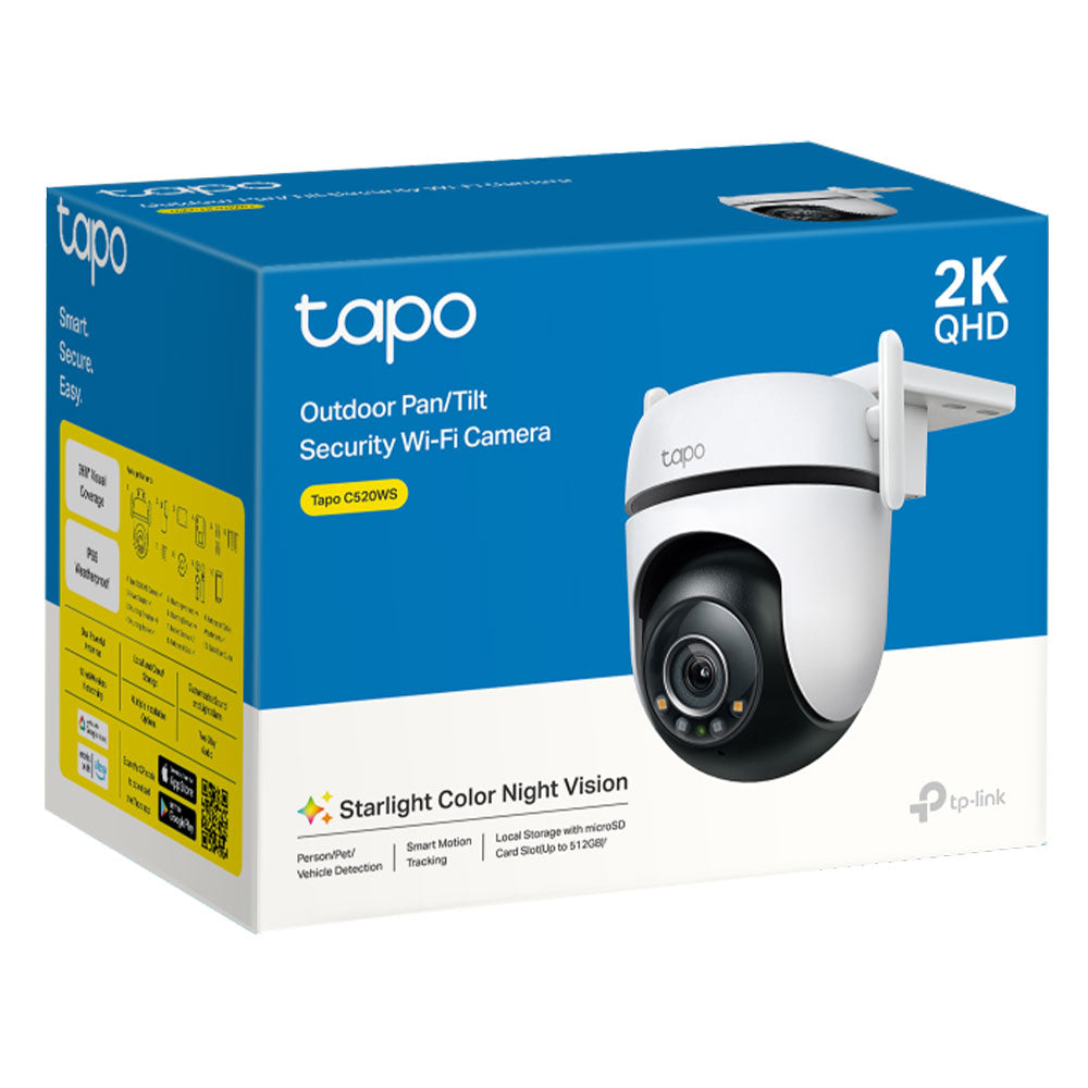 كاميرا مراقبة تابو خارجية واي فاي إمالة و دوران 4 ميجابكسل 3.2 ملم C520WS V2 2K (ميكروفون)