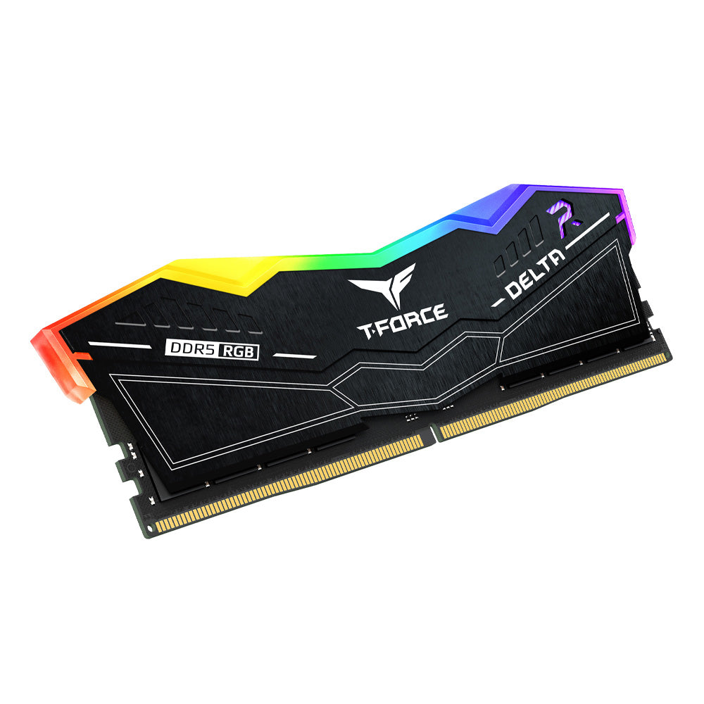 رام تيم جروب 64 جيجابايت (2×32 جيجابايت) 6000 ميجاهرتز T-FORCE DELTA DDR5 RGB CL38