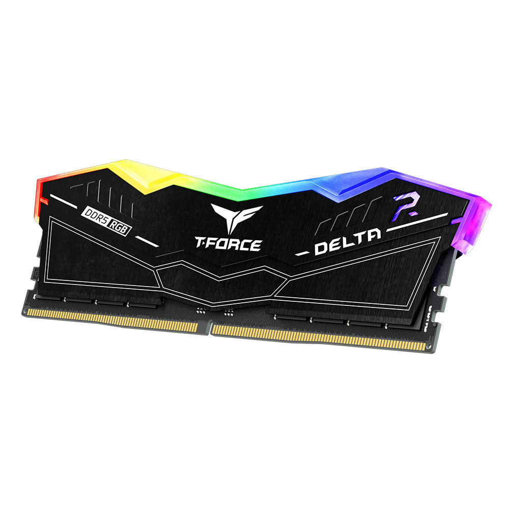 رام تيم جروب 96 جيجابايت (2×48 جيجابايت) 6800 ميجاهرتز T-FORCE Delta DDR5 RGB