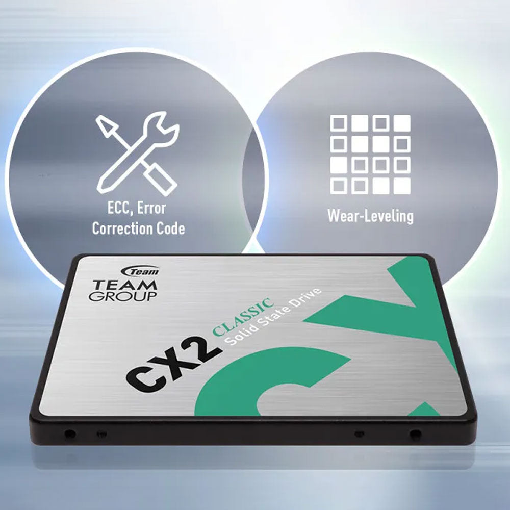 هارد درايف SSD داخلي تيم جروب 256 جيجابايت ساتا 2.5 بوصة CX2
