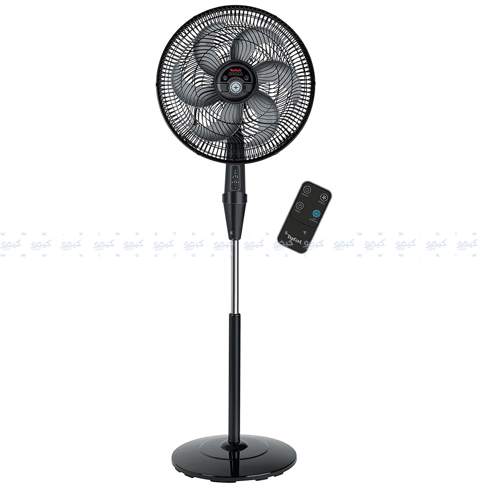 مروحة ستاند تيفال مع ريموت 16 بوصة طاردة للناموس Silence Force VG4135EE - أسود