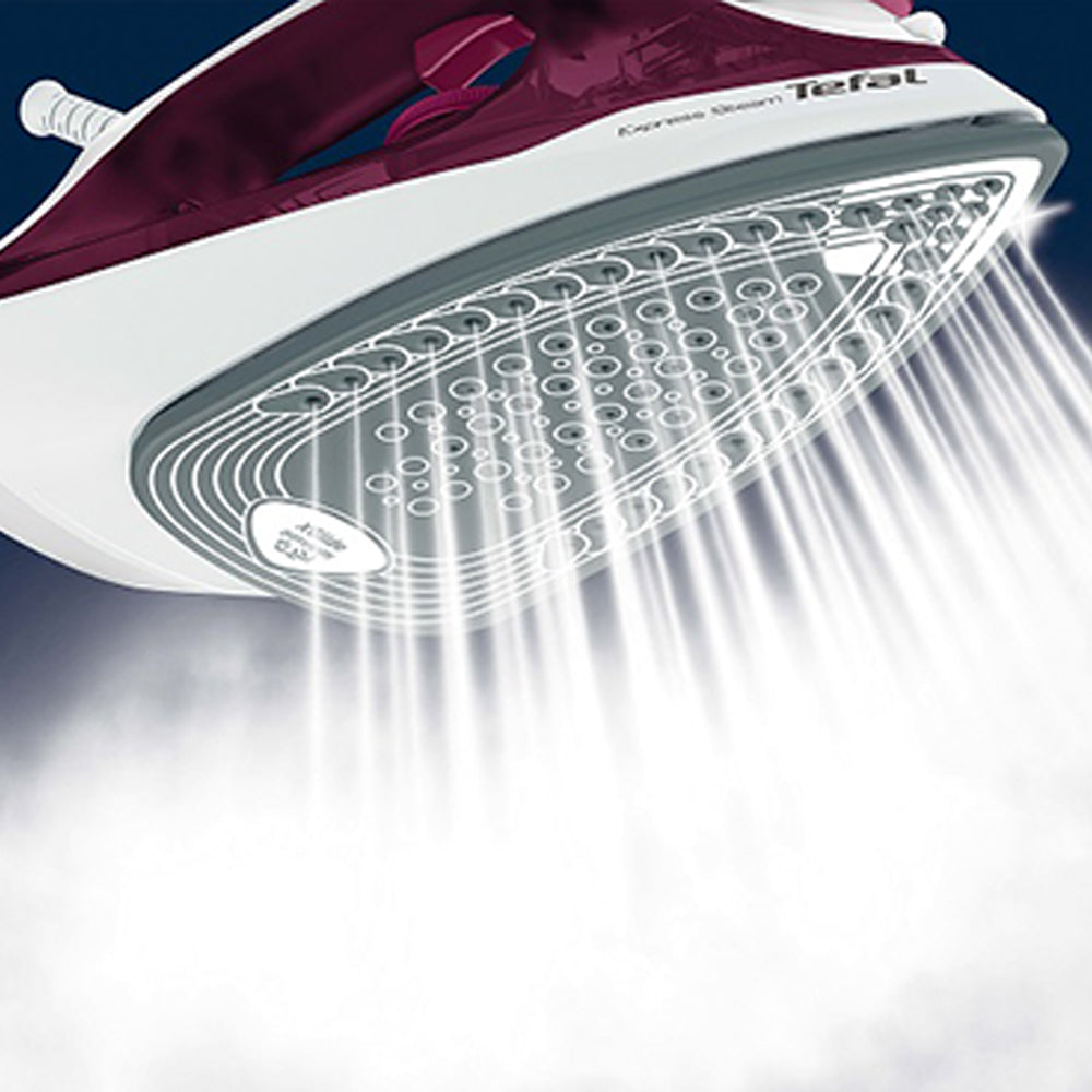 مكواة بخار تيفال 2400 وات Express FV2844E2 - برجندي