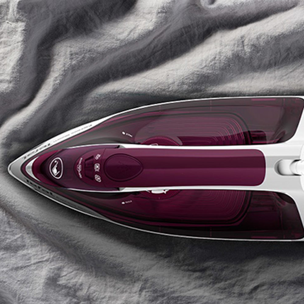 مكواة بخار تيفال 2400 وات Express FV2844E2 - برجندي