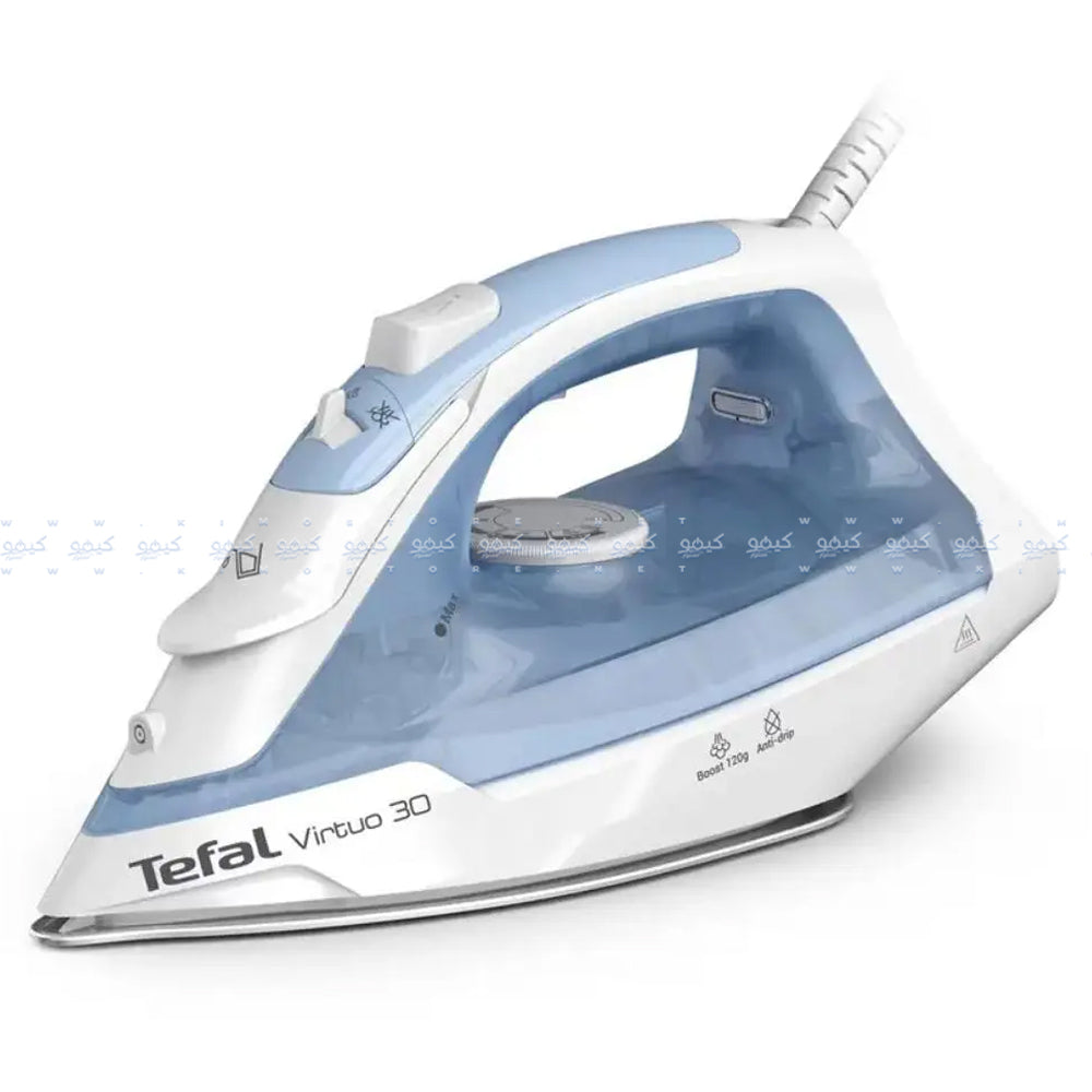 Tefal Steam Iron Virtuo 30 FV2C41E2 2000W - Blue