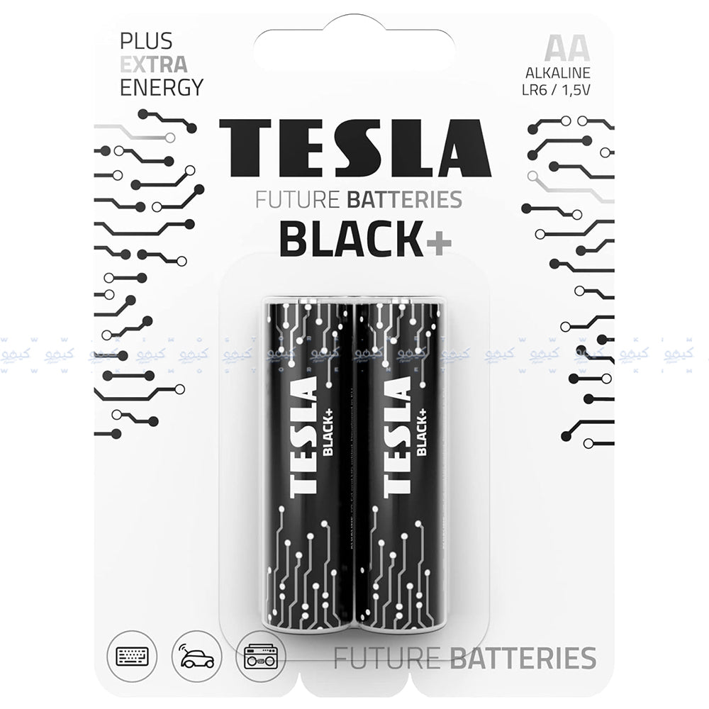 Tesla Black+ AA2 Alkaline Battery