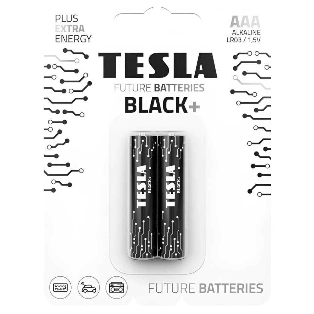 Tesla Black+ AAA2 Alkaline Battery