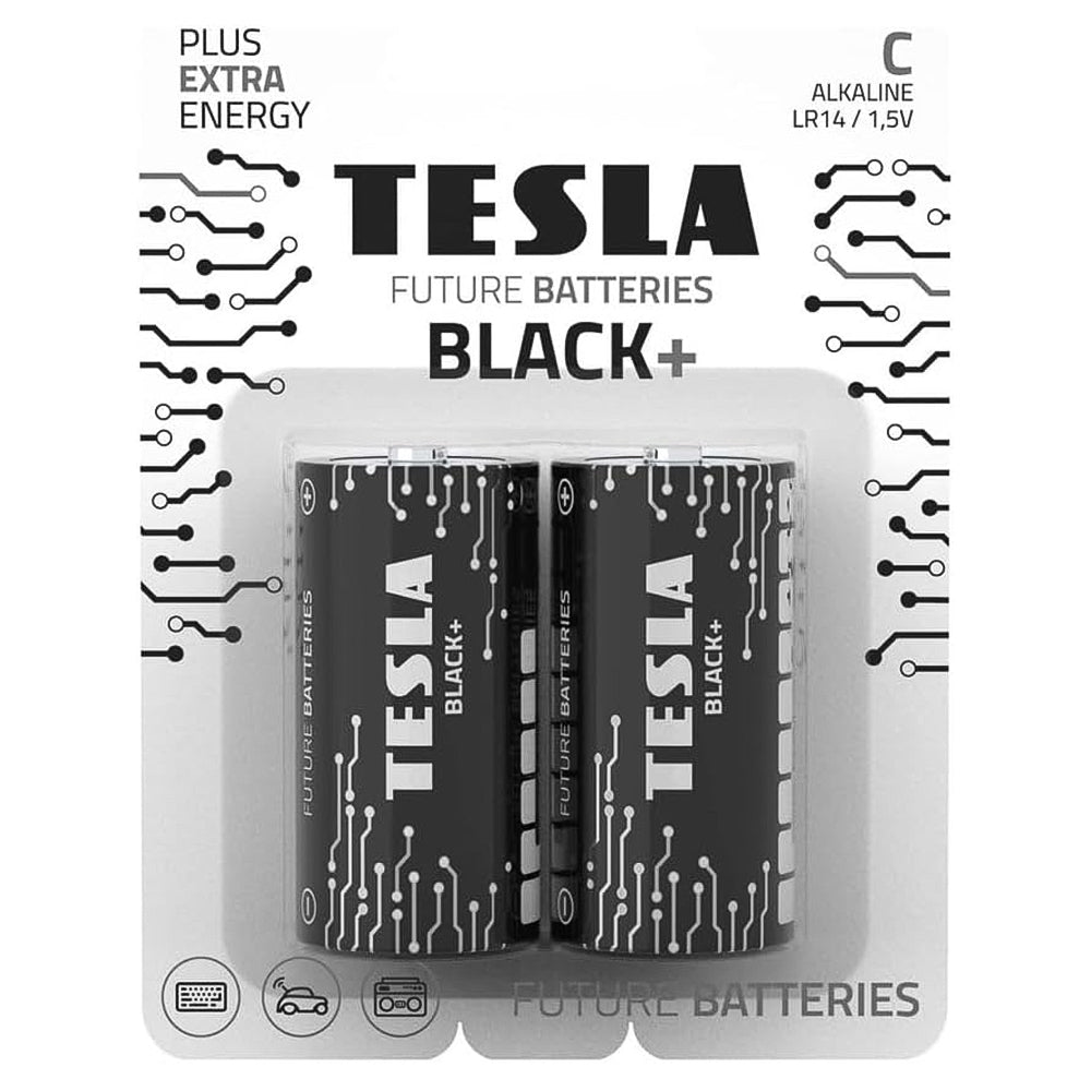 Tesla Black+ C2 Alkaline Battery