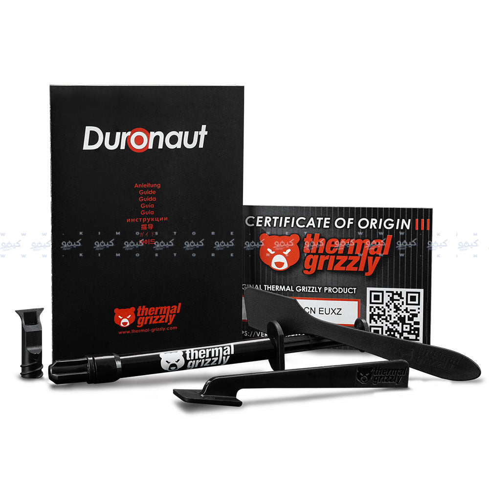 معجون شحم حراري ثيرمال جريزلي لتبريد حرارة المعالج 2 جرام Duronaut