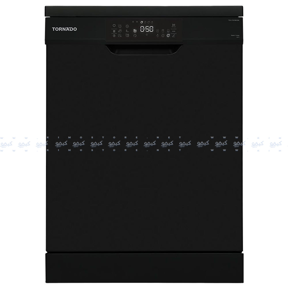 Tornado Dishwasher TDV-FN138CBK 13 Person 8 Program 60cm - Black