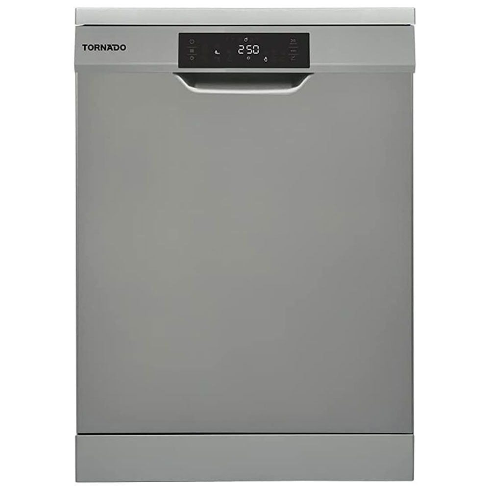 Tornado Dishwasher TDV-FN138CDS 13 Person 8 Program 60cm - Dark Silver