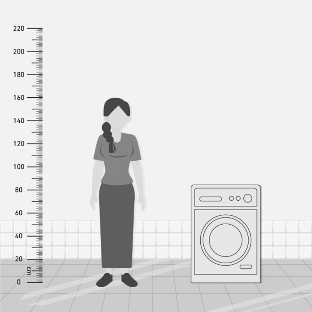 غسالة تورنيدو فول أوتوماتيك تحميل أمامي 6 كجم TWV-FN68SLOA - فضي