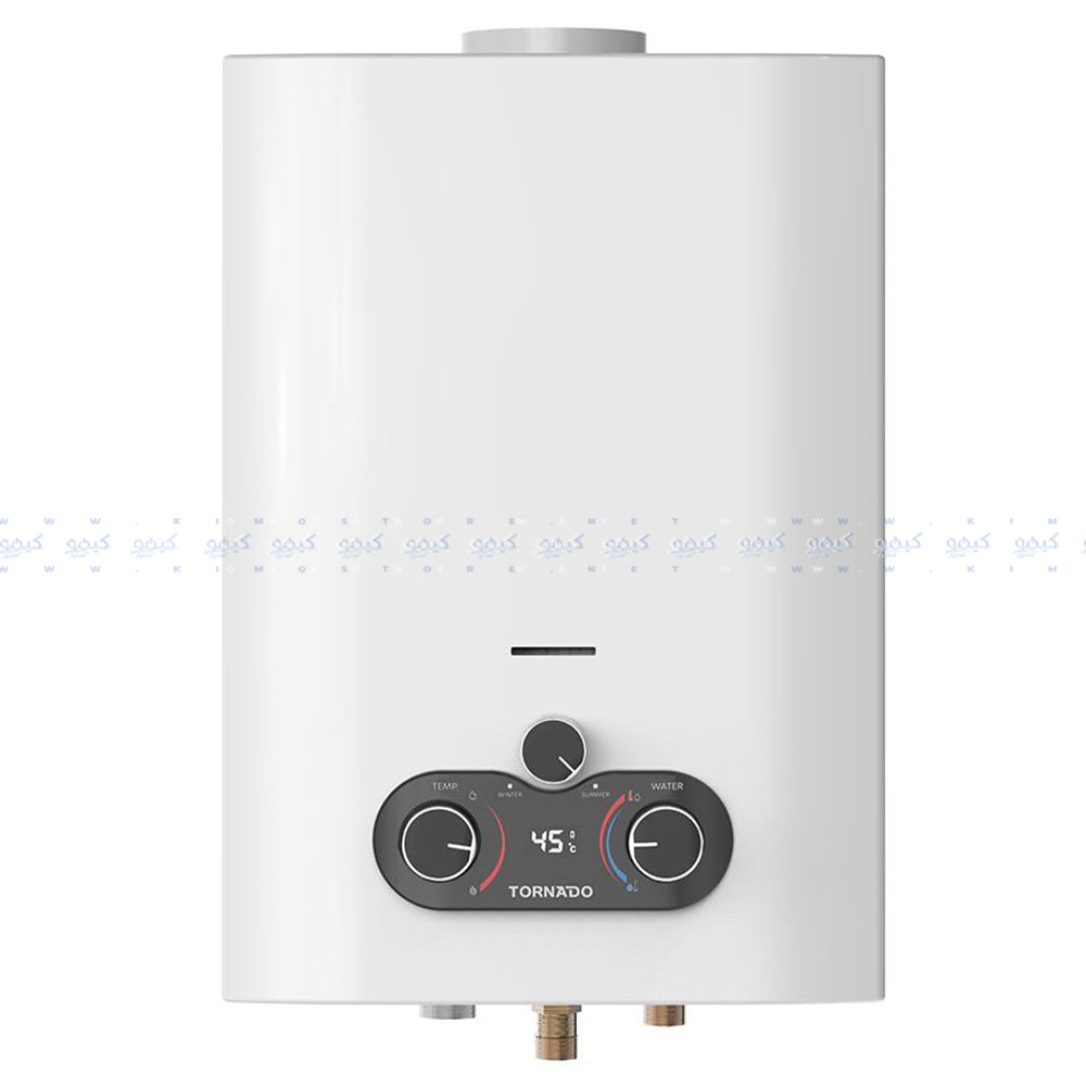 سخان مياه غاز بمدخنة تورنيدو 6 لتر GHE-C06CNE-W - أبيض