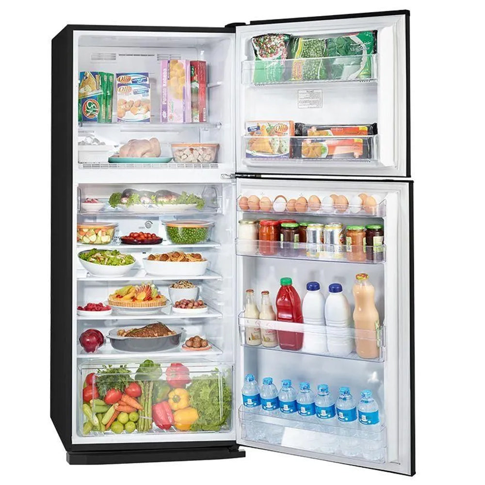 ثلاجة تورنيدو نوفروست انفرتر 2 باب 304 لتر RF-33FTV-BK - أسود