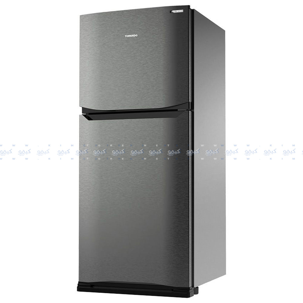 ثلاجة تورنيدو نوفروست انفرتر 2 باب 355 لتر RF-40FTV-DST - ستانلس داكن