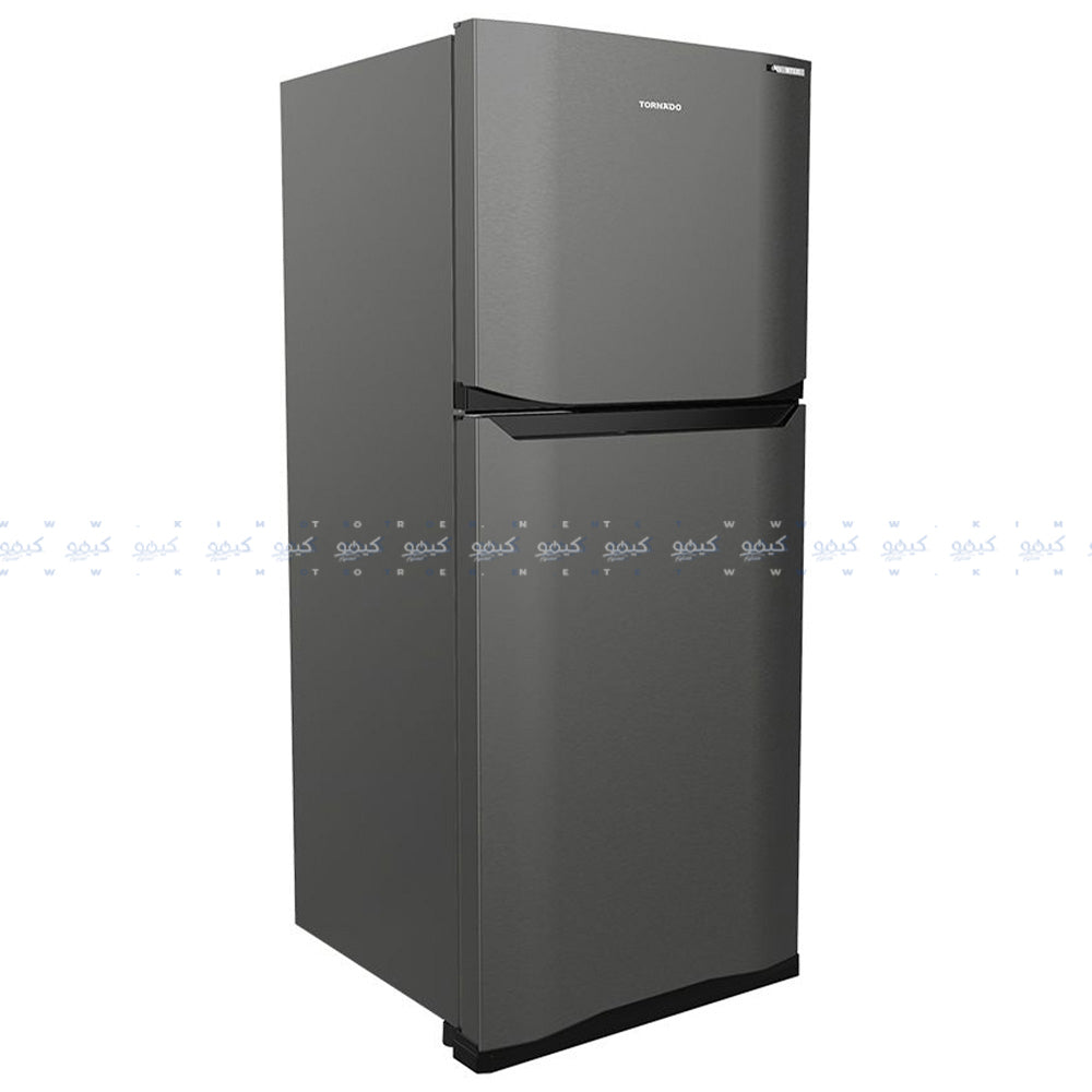 ثلاجة تورنيدو نوفروست انفرتر 2 باب 355 لتر RF-40FTV-DST - ستانلس داكن