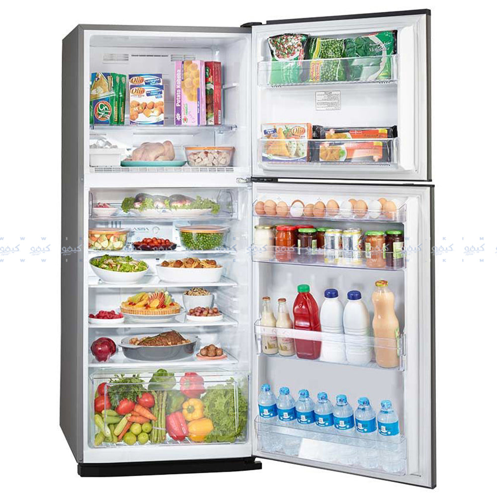 ثلاجة تورنيدو نوفروست انفرتر 2 باب 355 لتر RF-40FTV-DST - ستانلس داكن