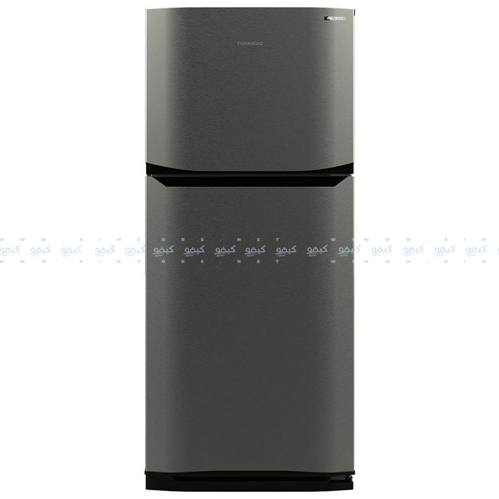 ثلاجة تورنيدو نوفروست انفرتر 2 باب 355 لتر RF-40FTV-DST - ستانلس داكن