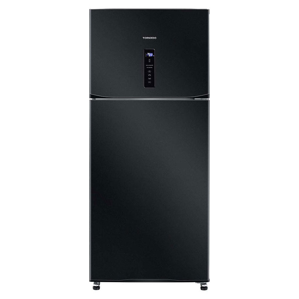 Tornado Refrigerator RF-480AT-BK Inverter Digital No Frost 396L 2 Doors - Black