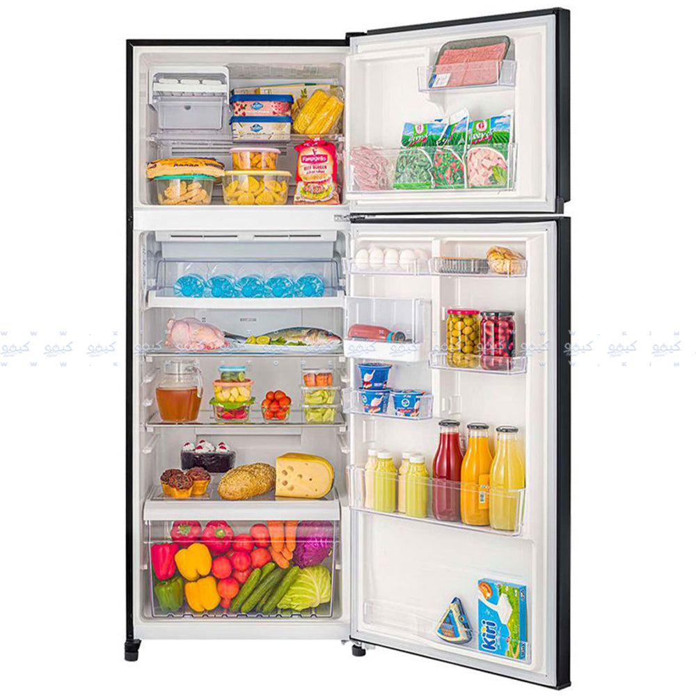 ثلاجة تورنيدو نوفروست انفرتر 2 باب 395 لتر RF-51FTV-BK - أسود