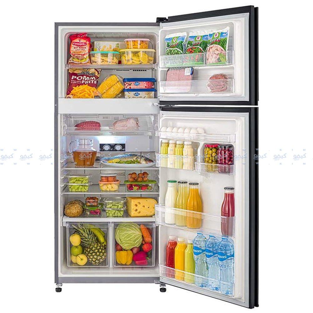 Tornado Refrigerator RF-580T-DST No Frost 450L 2 Doors - Dark Stainless