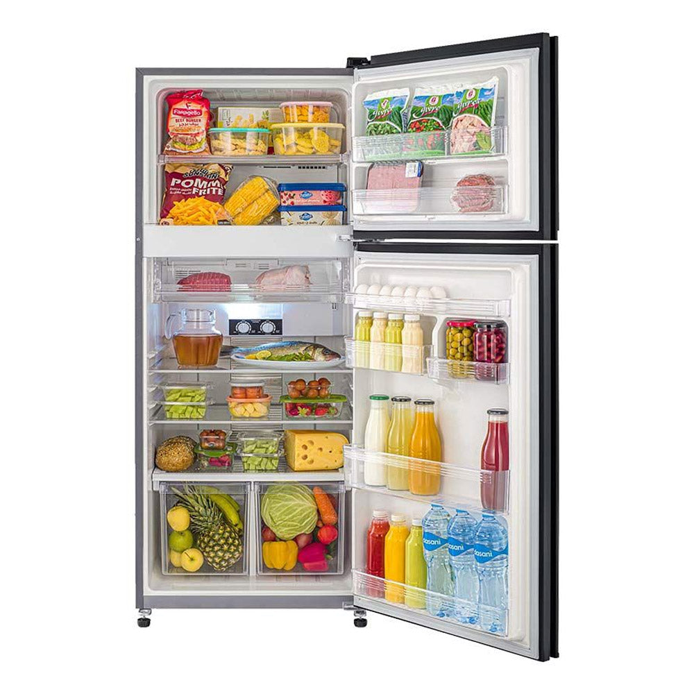 ثلاجة تورنيدو نوفروست 2 باب 450 لتر RF-580T-DST - ستانلس داكن