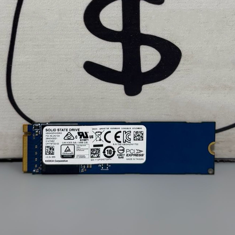 هارد درايف توشيبا كيوكسيا 256 جيجابايت KBG40ZNV256G NVMe 2280 PCIe M.2 SSD (استعمال خارج)